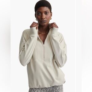 nwt varley timberley half zip